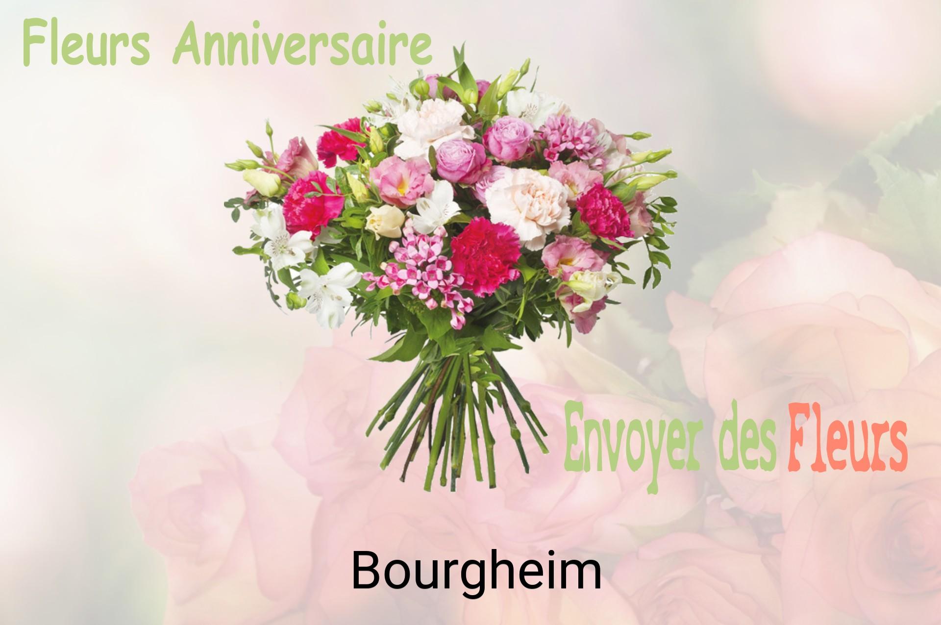 Bouquet de fleurs d’anniversaire livré à Bourgheim